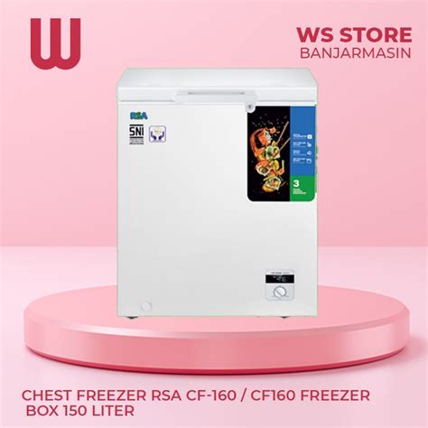 Jual Chest Freezer Rsa Cf Cf Freezer Box Liter Shopee