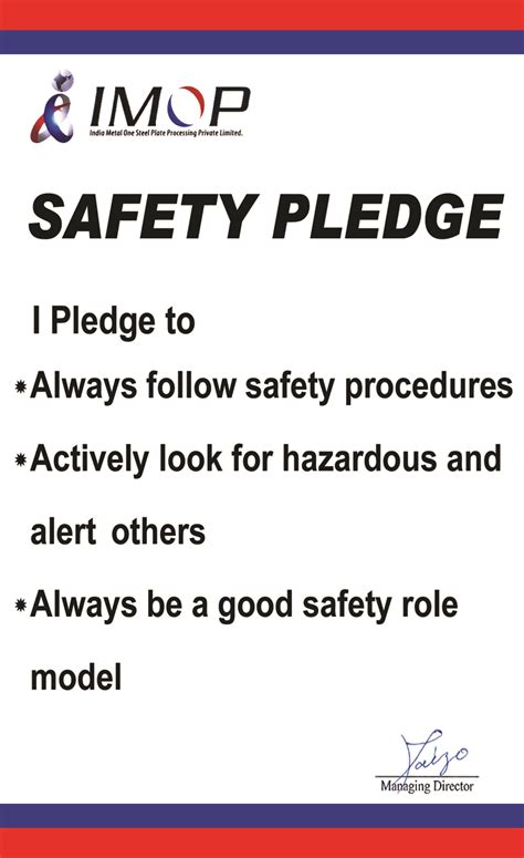 Safety Pledge