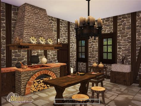 The Sims Resource Ye Medieval Castle House Cc Only Tsr