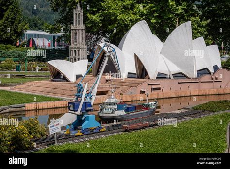 KLAGENFURT CARINTHIA AUSTRIA AUGUST 07 2018 Park Minimundus Am