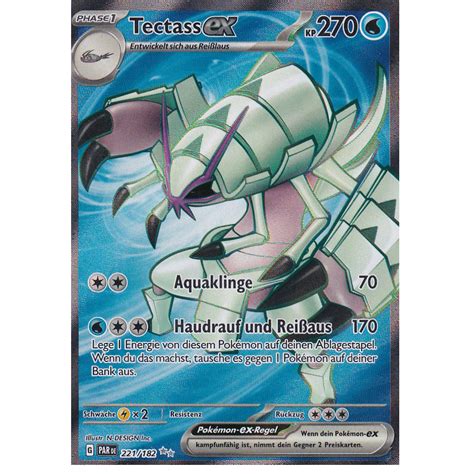 Tectass Ex PAR 221 182 Full Art Deutsch HolonCardshop