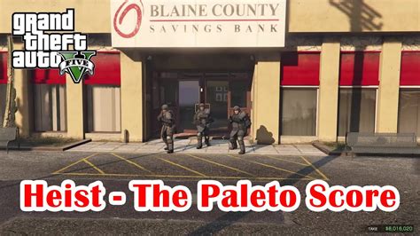 GTA 5 Story Heist The Paleto Score Gameplay GTA 5 Story YouTube