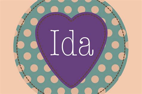 Ida Name Meaning Hebrew - BETTASUKUR