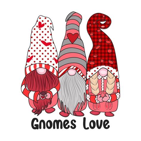 Premium Vector Valentine Gnome Sublimation File Valentine S Day