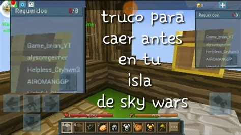 Truco Para Caer Antes A Tu Isla En Sky Wars Blockman Go Por Game