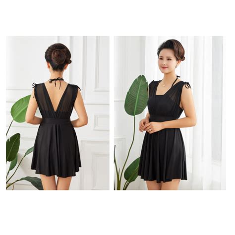 Bikini Trung Niên Đồ Bơi Nữ Liền Thân 1 Mảnh Pikini Big Size Váy Bơi Đi Biển Monokini Cao Cấp Đi