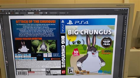 I reworked the Big Chungus PS4 cover : memes