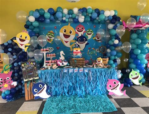 Baby Shark Birthday Arias Baby Shark First Birthday Party Catch