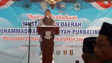 Bupati Purbalingga Resmi Buka Musyda Muhammadiyah Dan Aisyiyah Periode