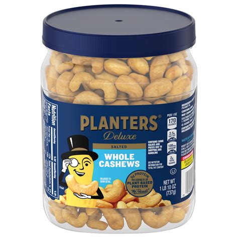 Save On Planters Deluxe Whole Cashews Salted Order Online Delivery Giant