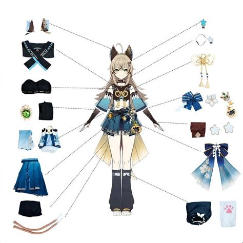 Genshin Impact Kirara Cosplay Costume