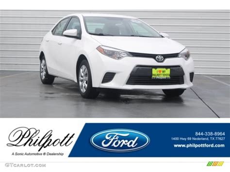 2016 Super White Toyota Corolla LE 122103580 Photo 18 GTCarLot