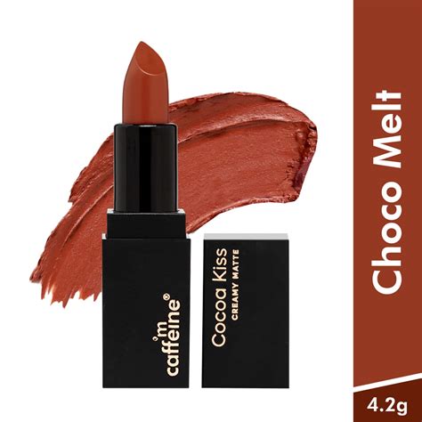 Buy Mcaffeine Cocoa Kiss Creamy Matte Nude Lipstick With Cocoa Butter