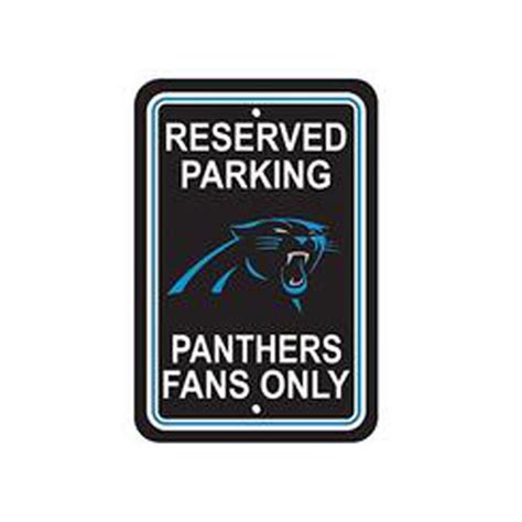 Carolina Panthers Parking Sign Reserved (#90228 / 6 pack) - Turnovers, Inc.