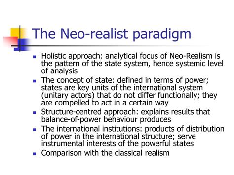 Ppt Theories Of International Relations Neo Realism Powerpoint Presentation Id 6692043