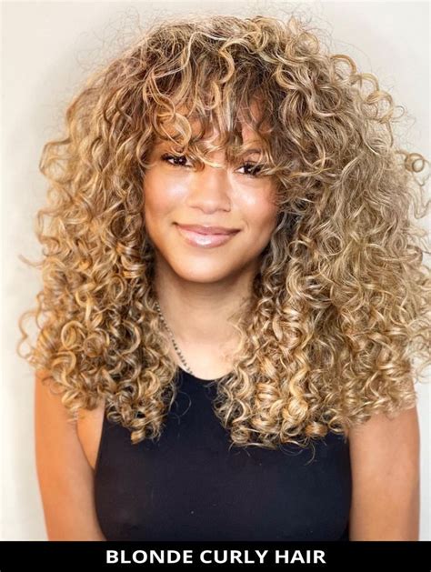 40 Blonde Curly Hair Ideas Trending This Year Curly Hair Styles