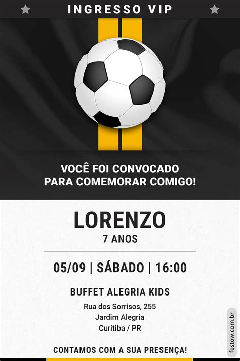 Convite Futebol