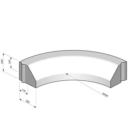 Highway Kerb Splay Radius Internal X M Radius