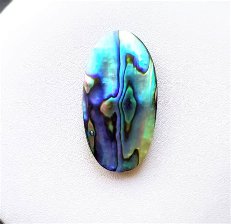 Natural Abalone Shell Oval Shape For Jewelry Cabochons Stone Etsy