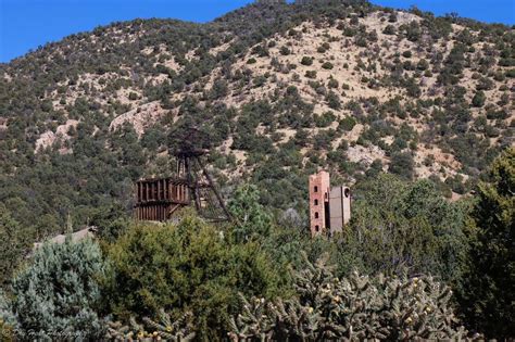 Abandoned Kelly Mine In Kelly New Mexico New Mexico Mexico Natural