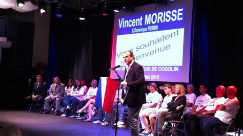 Vincent Morisse Jacques Senequier Reunion Publique De Cogolin Youtube