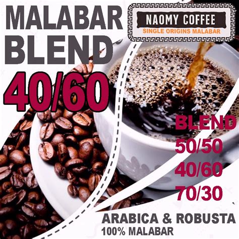 Jual HOUSE BLEND SINGLE ORIGIN MALABAR KOPI ROBUSTA ARABIKA 50 50 40 60