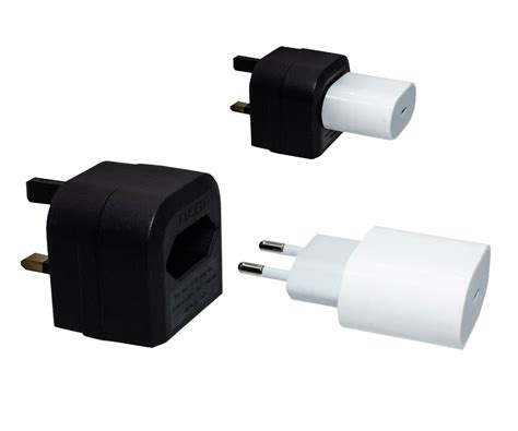 Mag Kabel Power Adapter Eu Power Supply To Uk Type G Plug 3a Black