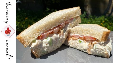 Cool Summertime Chicken Salad Sandwich Youtube