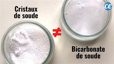 Quelle Différence Entre Bicarbonate de Soude et Cristaux de Soude