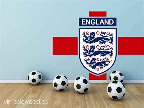 Vinilo Escudo England National Team Football VinilosLowCost Es