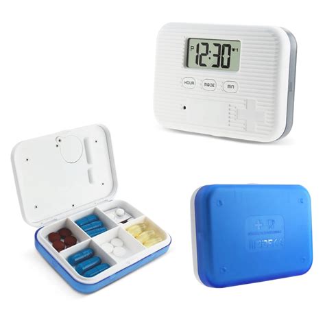 Electronic Reminder Pill Box Portable Mini Pill Box Timed Reminders 6