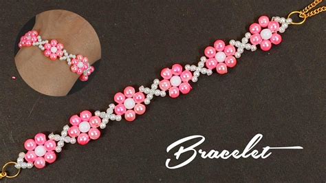 Easy And Simple Beads Bracelet At Home 0189 Easy Jewellery Making How To Make Pearl Bracelet