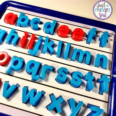 Magnetic Letter Organization Just A Primary Girl