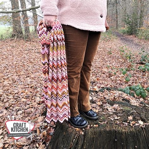 Durable Haakpatroon Xxl Granny Sjaal Wolwinkel Caros Atelier