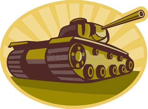 Battle Tank Stock Vector Illustration Of World Vehicle