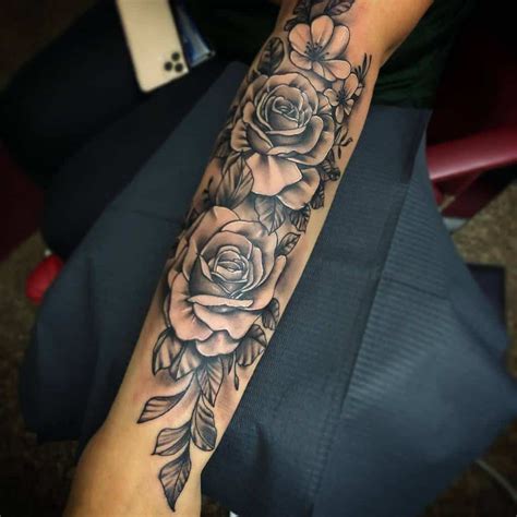 Amazing Rose Sleeve Tattoo Ideas Rose Tattoo Sleeve Rose Tattoo