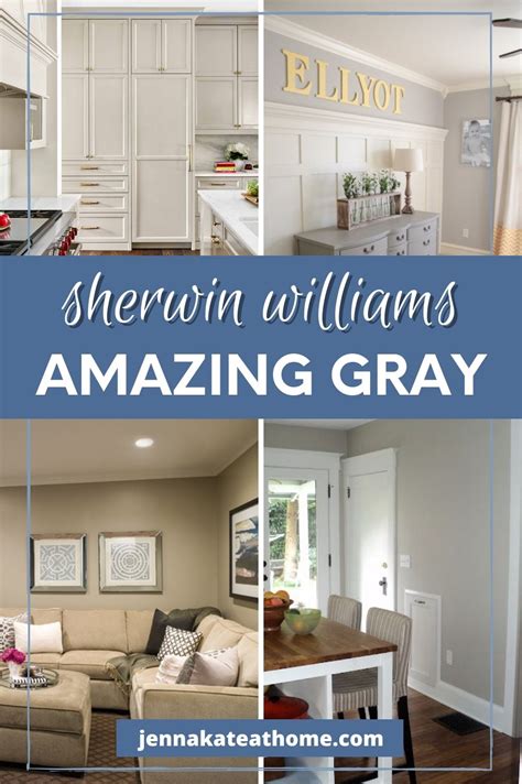 Sherwin Williams Amazing Grey Jenna Kate En Casa Privada Home