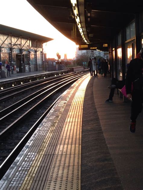 Hounslow East Tube Station At Dusk London England Best Cities