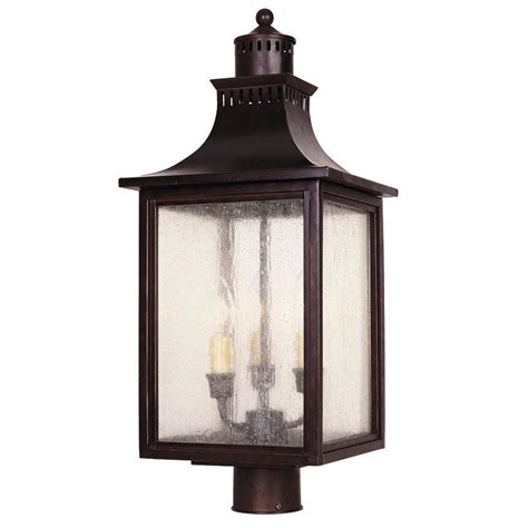 40 Watt 2375 In English Bronze Traditional Post Light At