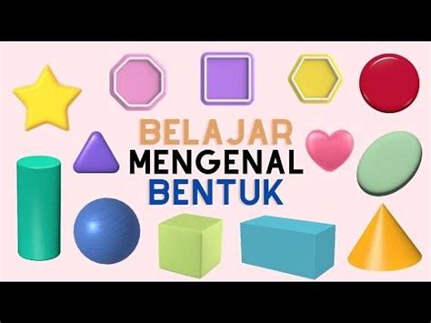 belajar mengenal bentuk  bahasa indonesia youtube