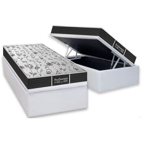 Cama Box Ba Solteiro Colch O Molas Probel Prolastic Prodormir Sleep