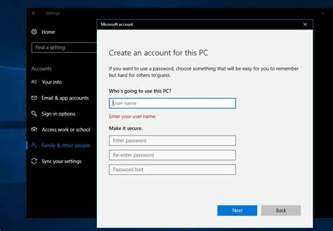 How To Create And Manage User Accounts Windows 10