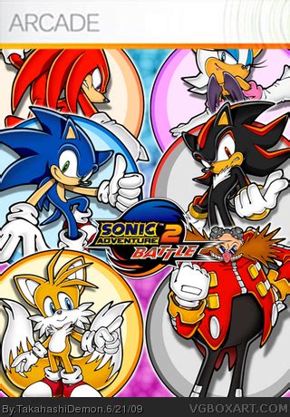 Sonic Adventure 2 Battle Xbox 360 Box Art Cover By TakahashiDemon