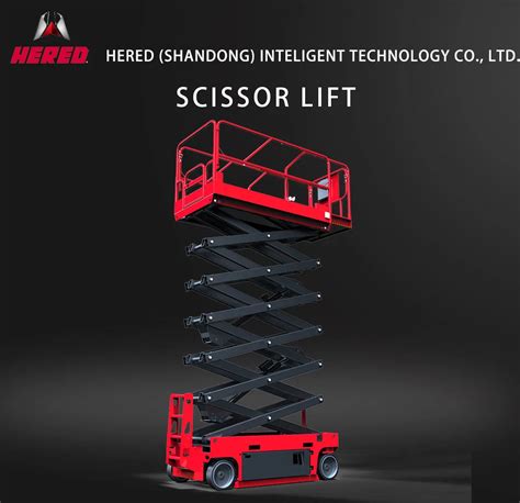 8m Hydraulic Lift Scissor Lift Elevator Mobile Lifting Platform