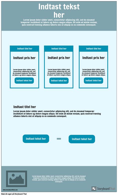 Prissætning side Wireframe 3 القصة المصورة من قبل da examples