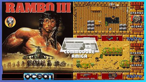 Rambo III Commodore Amiga Gameplay On Mister FPGA YouTube