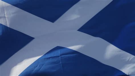 The Scottish National Flag The Stock Footage Video 100 Royalty Free