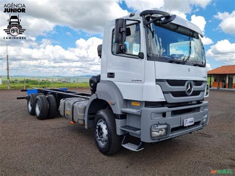 Caminh O Mercedes Benz Mb Plataforma Ano Em Ribeir O