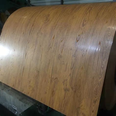 Wood Pattern Prepainted Gi Steel Coil PPGI PPGL Color Coated