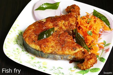 Fish Fry Recipe Pan Fried Crispy Fish Swasthis Recipes